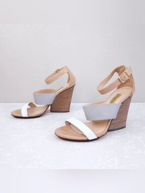Dee Keller Maria Wedge Heel Ankle Strap Sandals